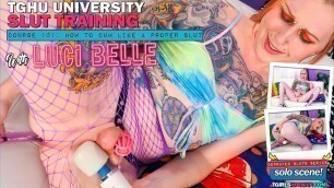 TGIRLSHOOKUP: How To Cum Like a Proper Slut with Luci Belle!