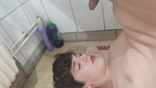 Sissy Serena Romania Drinking her piss