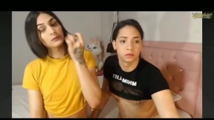 Latina shemale mouthfucks a sissy