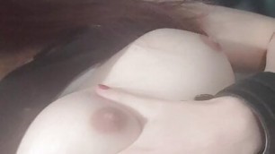 Natural transgirl massage her hot tits TRANNY SHEMALE TGIRL TRANSGENDER