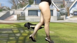 Horror Shemale In GTA Game In Metaverse Hot Virtual Ladyboy Blonde BBW Model Cosplayer Crossdresser Femboy Homemade